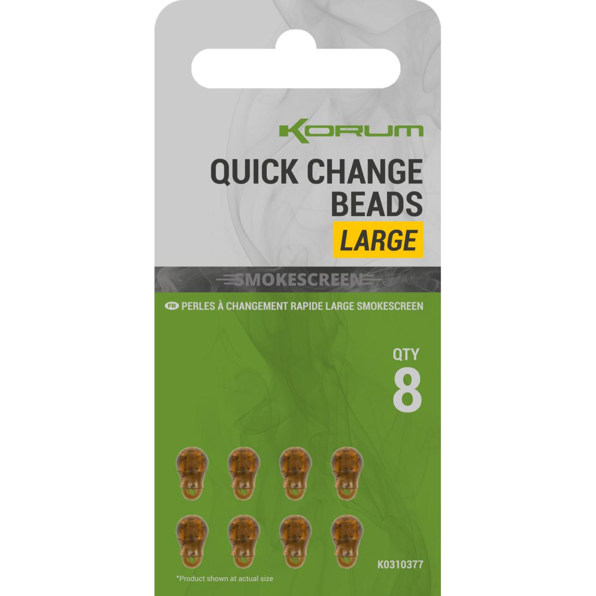 Korum Smokescreen Quick Change Beads Large