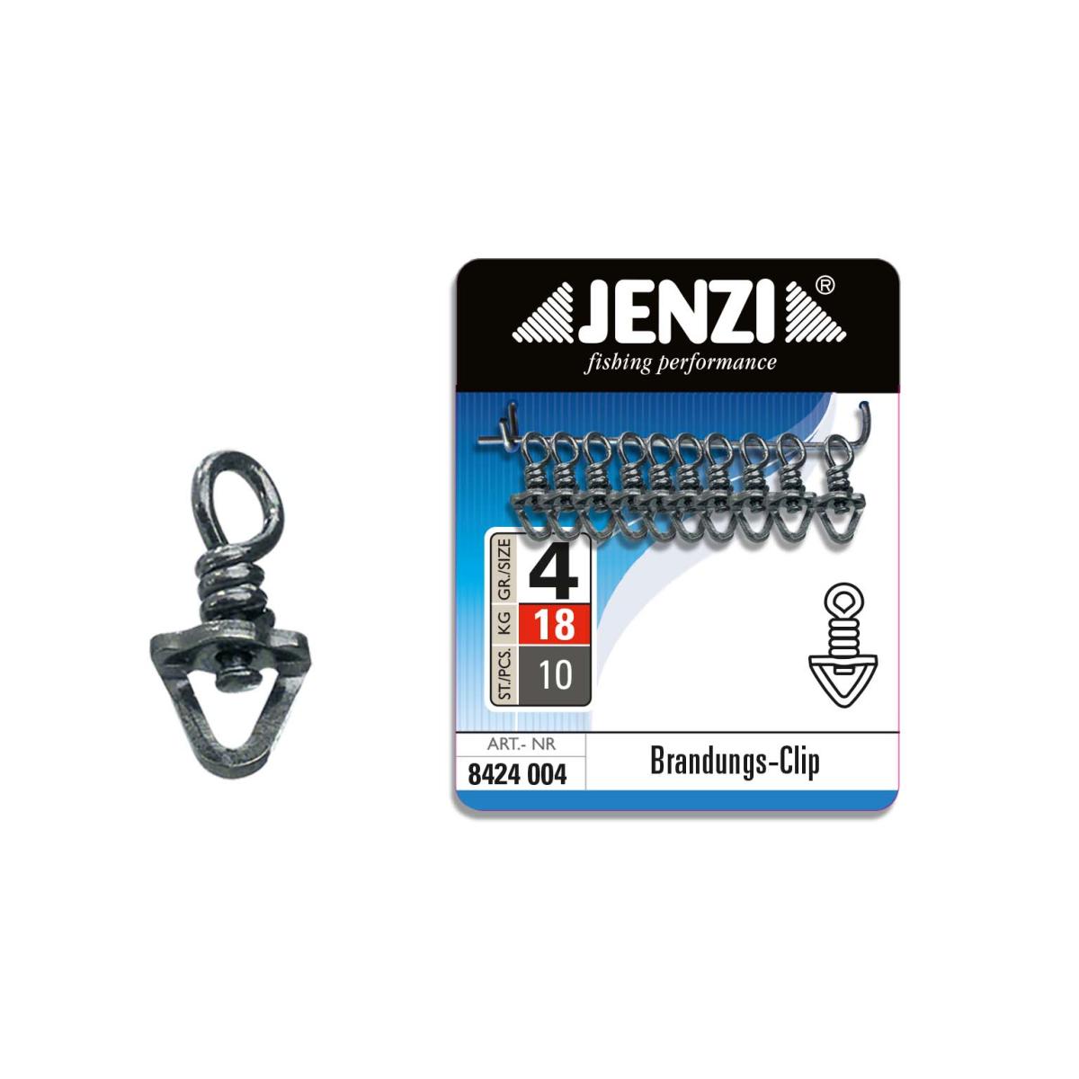 Jenzi MINUS-WIRBEL, Black Nickel, leicht rotierend, Größe 4