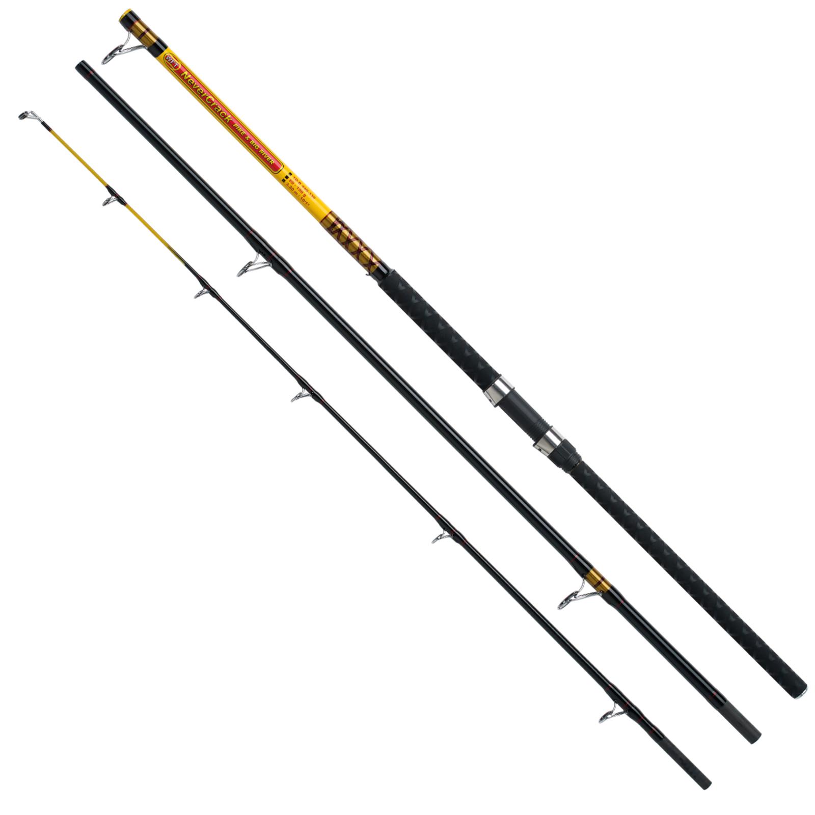 WFT Never Crack Pike & Big River 60-150g 3,30m Transportlänge 1,15m 3pcs