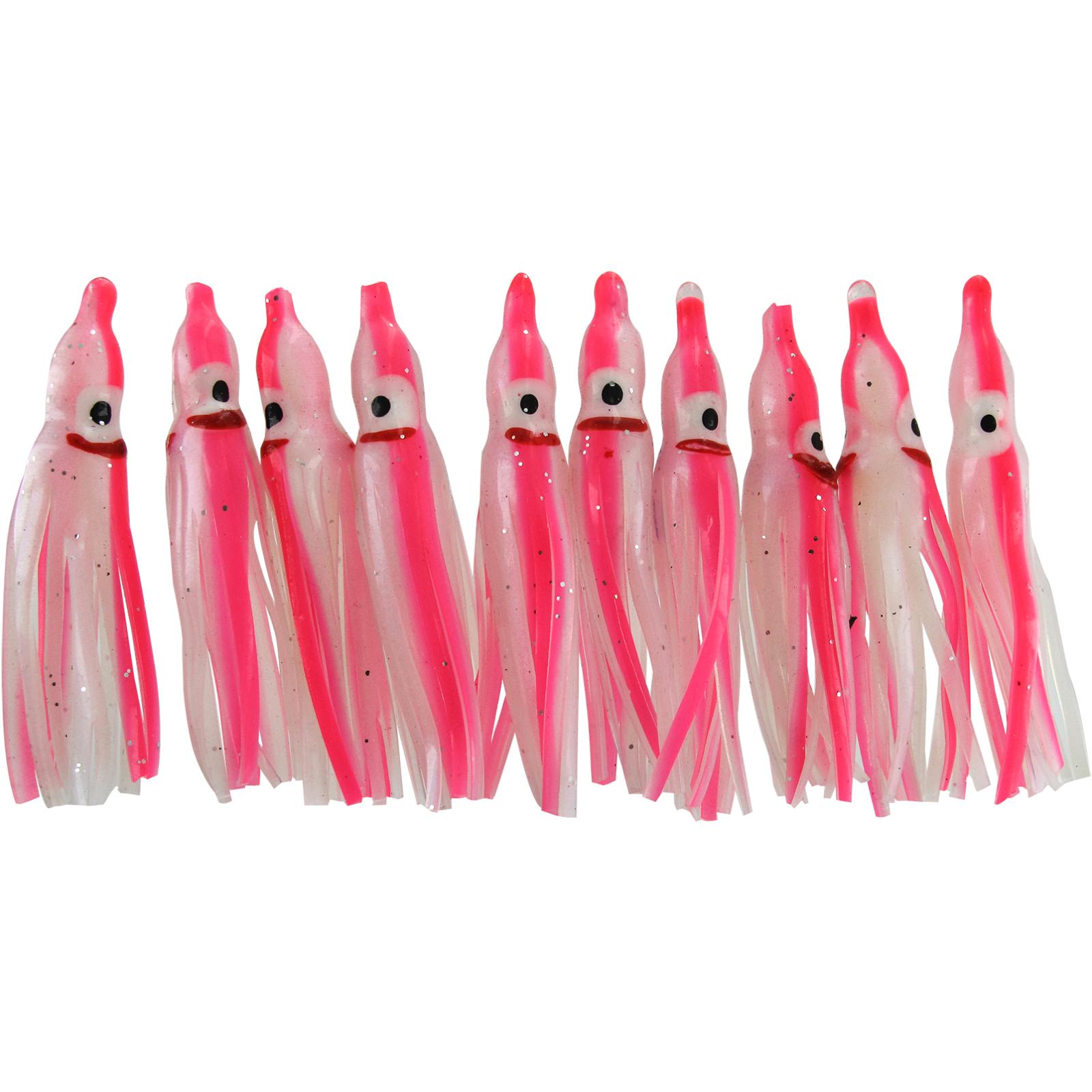 Octopus Beifänger mit UV-Beschichtung, glitzernde Effekte Farbe G 4,5 cm