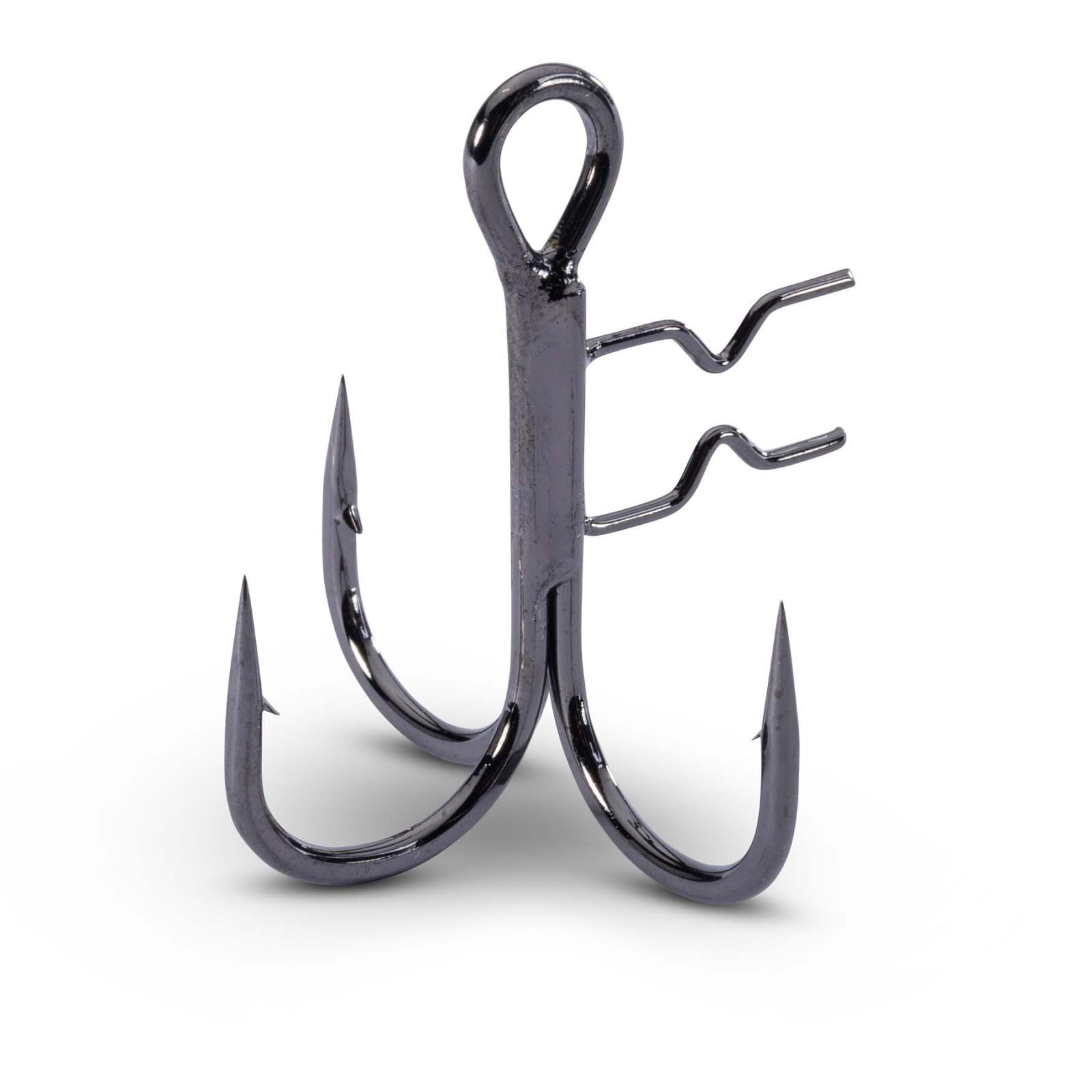 UNI CAT TXB-188 Bait Gripper Treble Hook 4pcs. 2/0