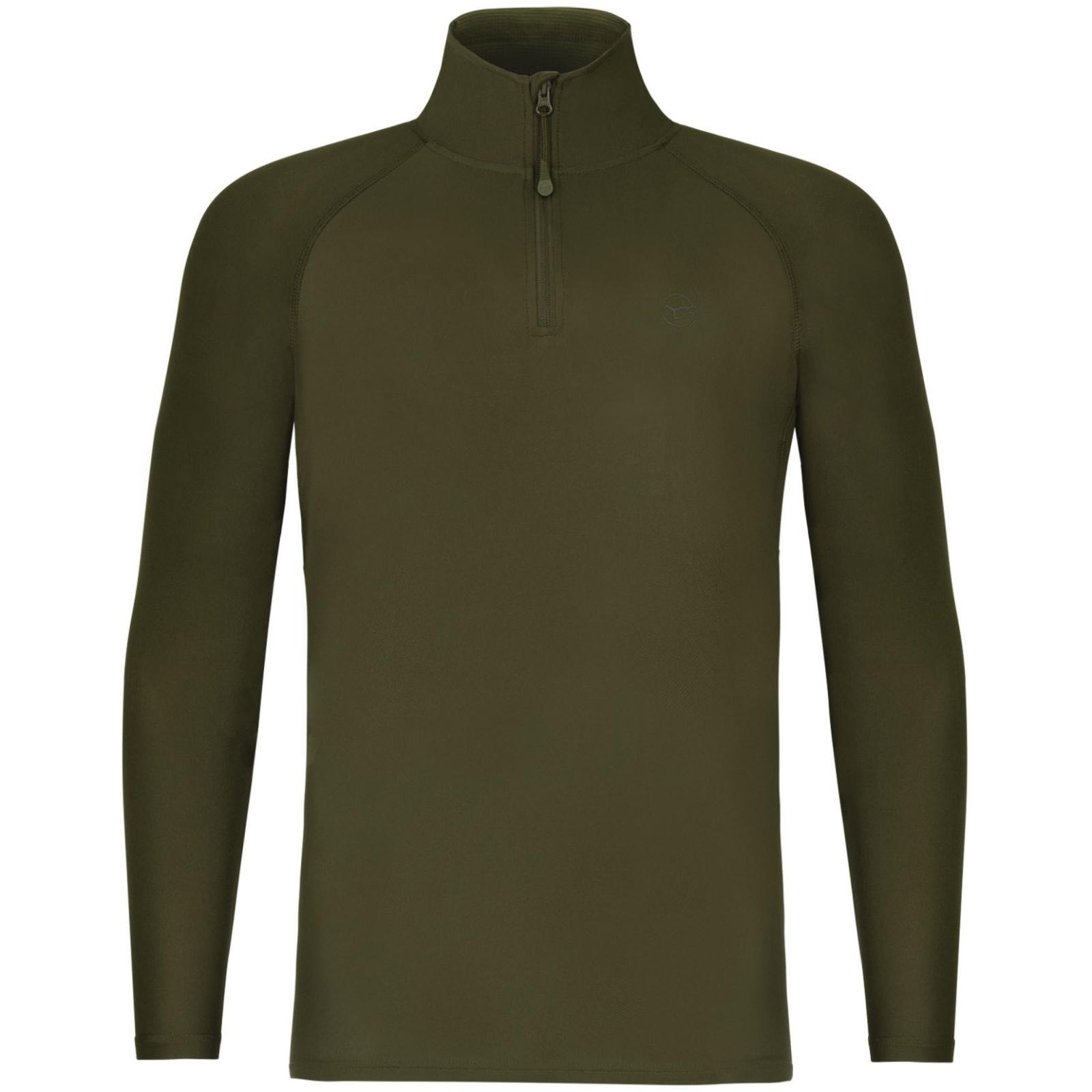 Korda Kool UPF Zip Jersey Dark Olive XXL