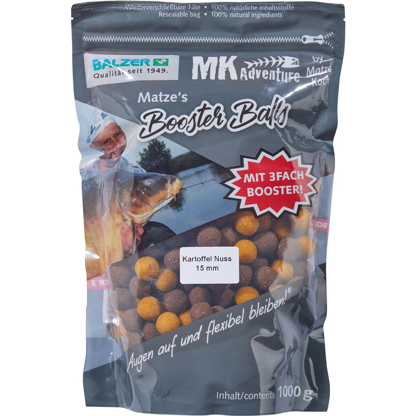 Balzer Matze Koch Booster Balls Boilies Kartoffel-Nuss 15mm
