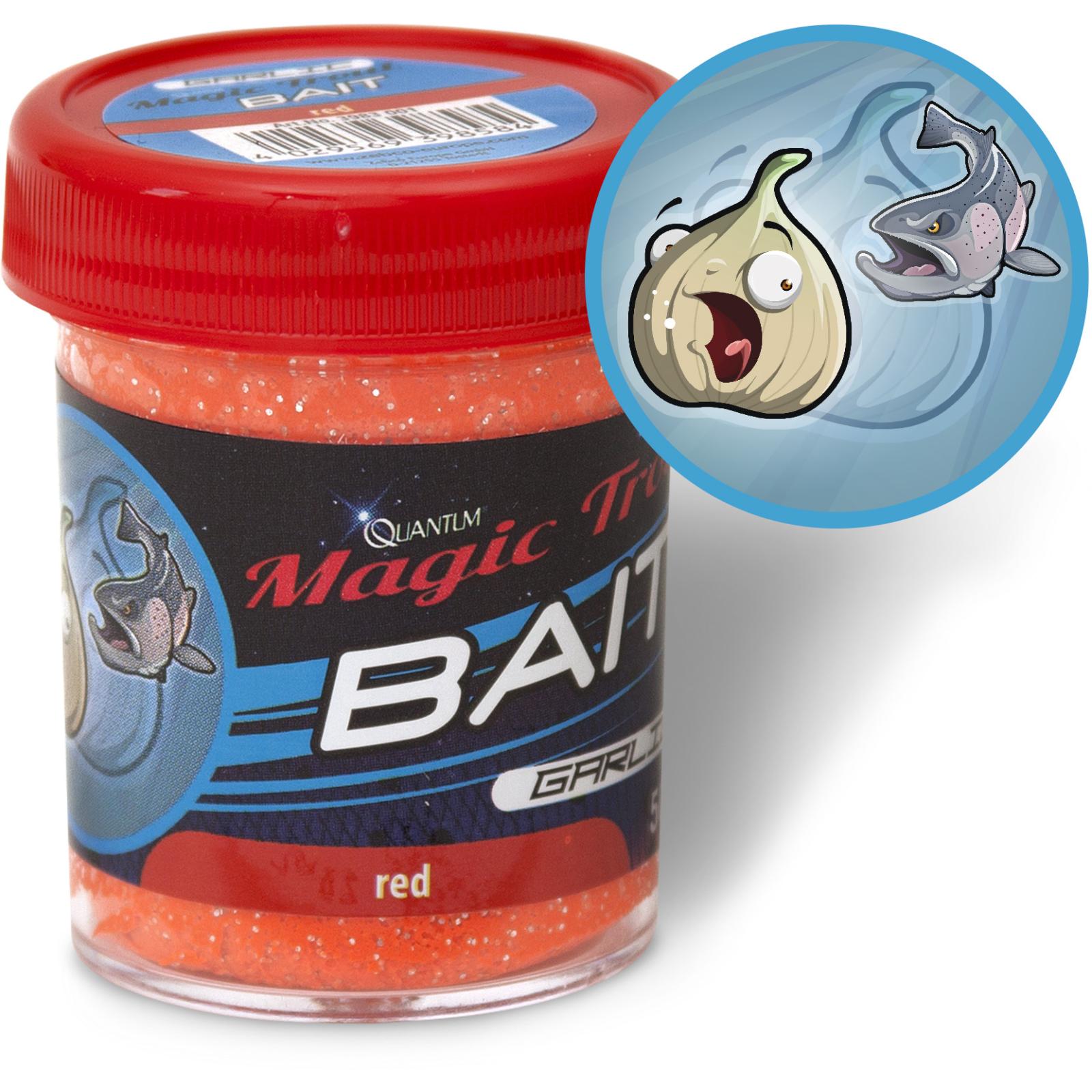Quantum Trout Bait rot Knoblauch 50g