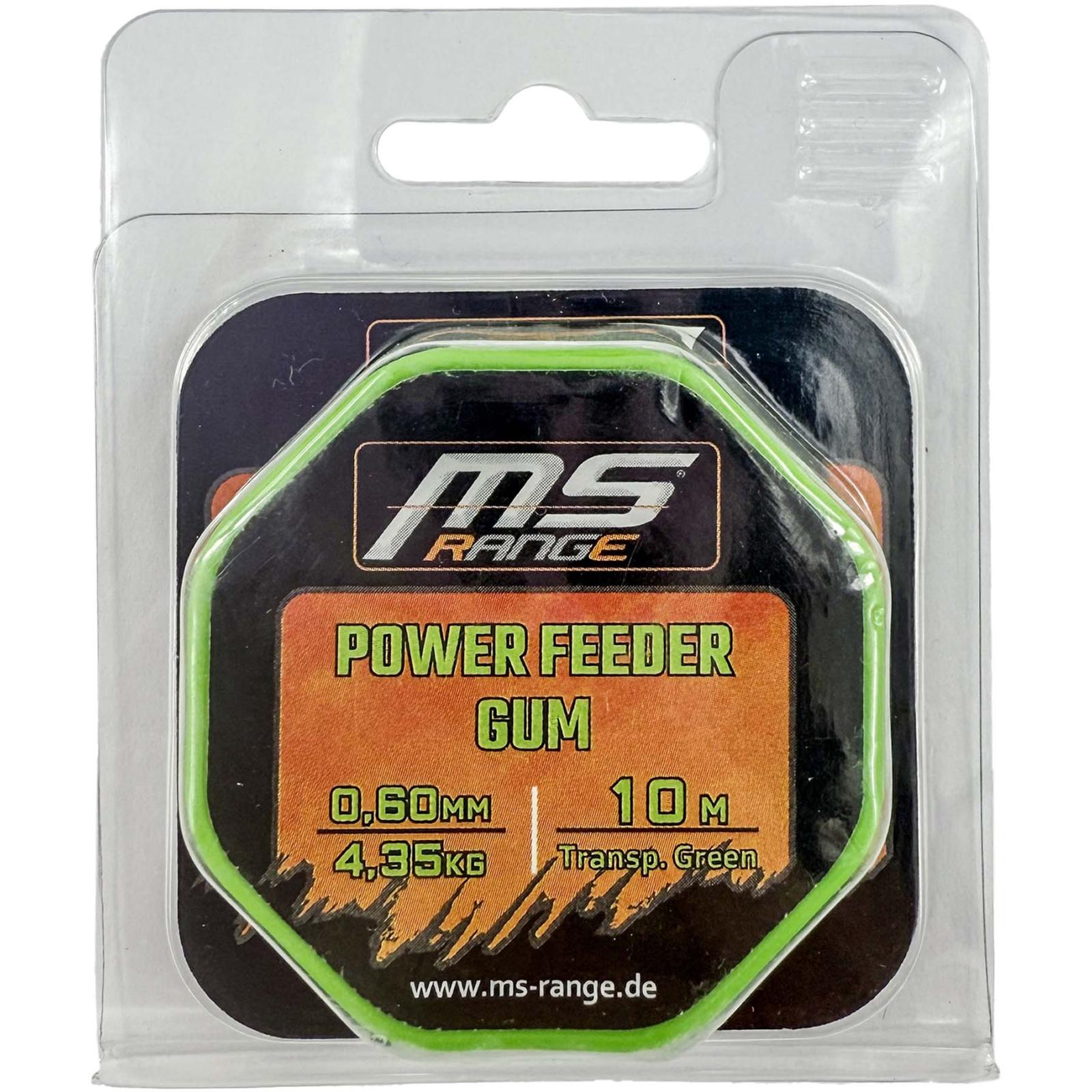 MS-RANGE Power Feeder Gum Transp. Green 0,60mm/4,35KG 10m