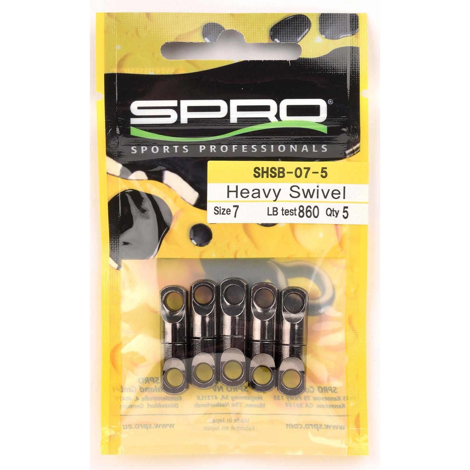 Spro Heavy Swivels Black 8