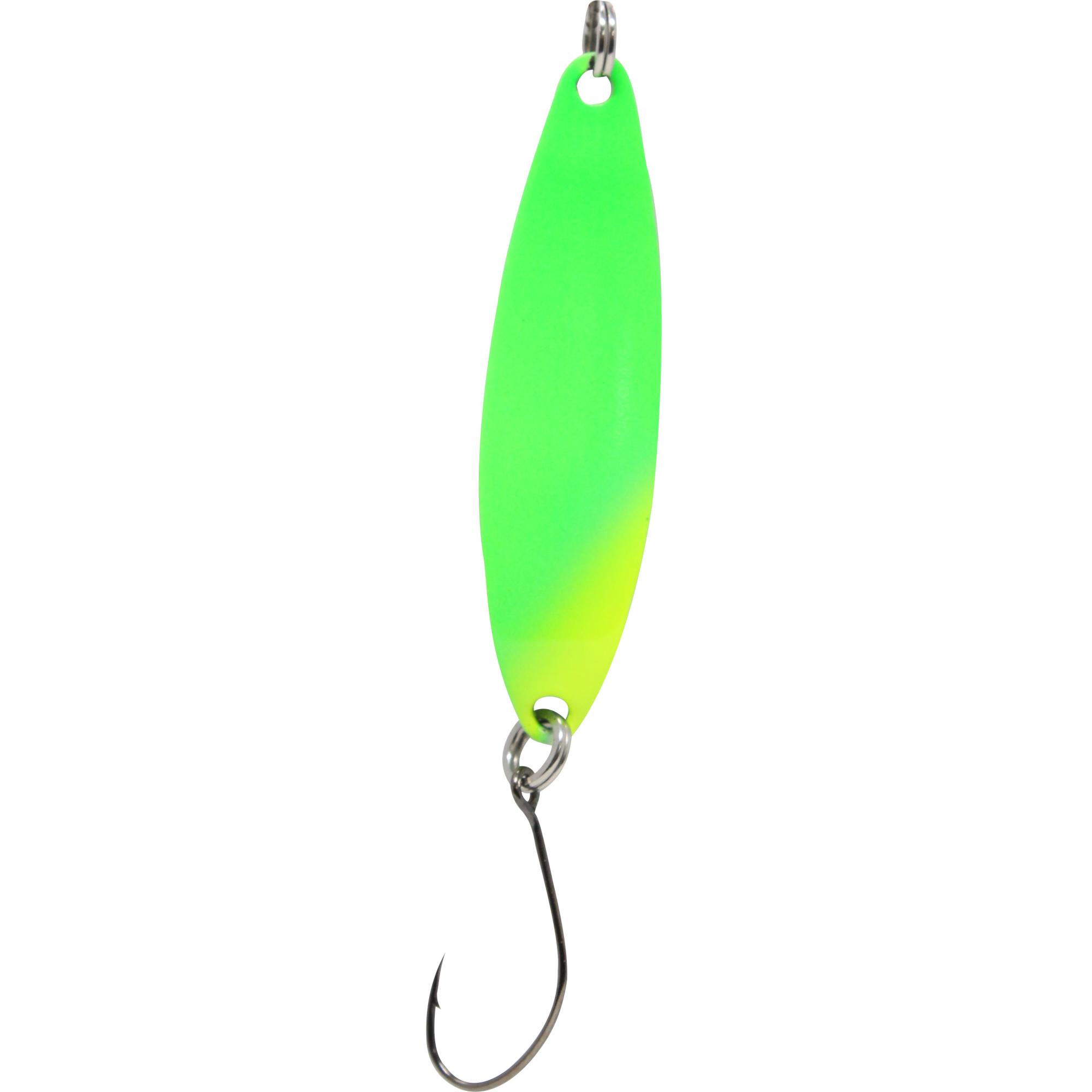 Fishing Tackle Max Spoon Heavy 5 g green / yellow / green plated