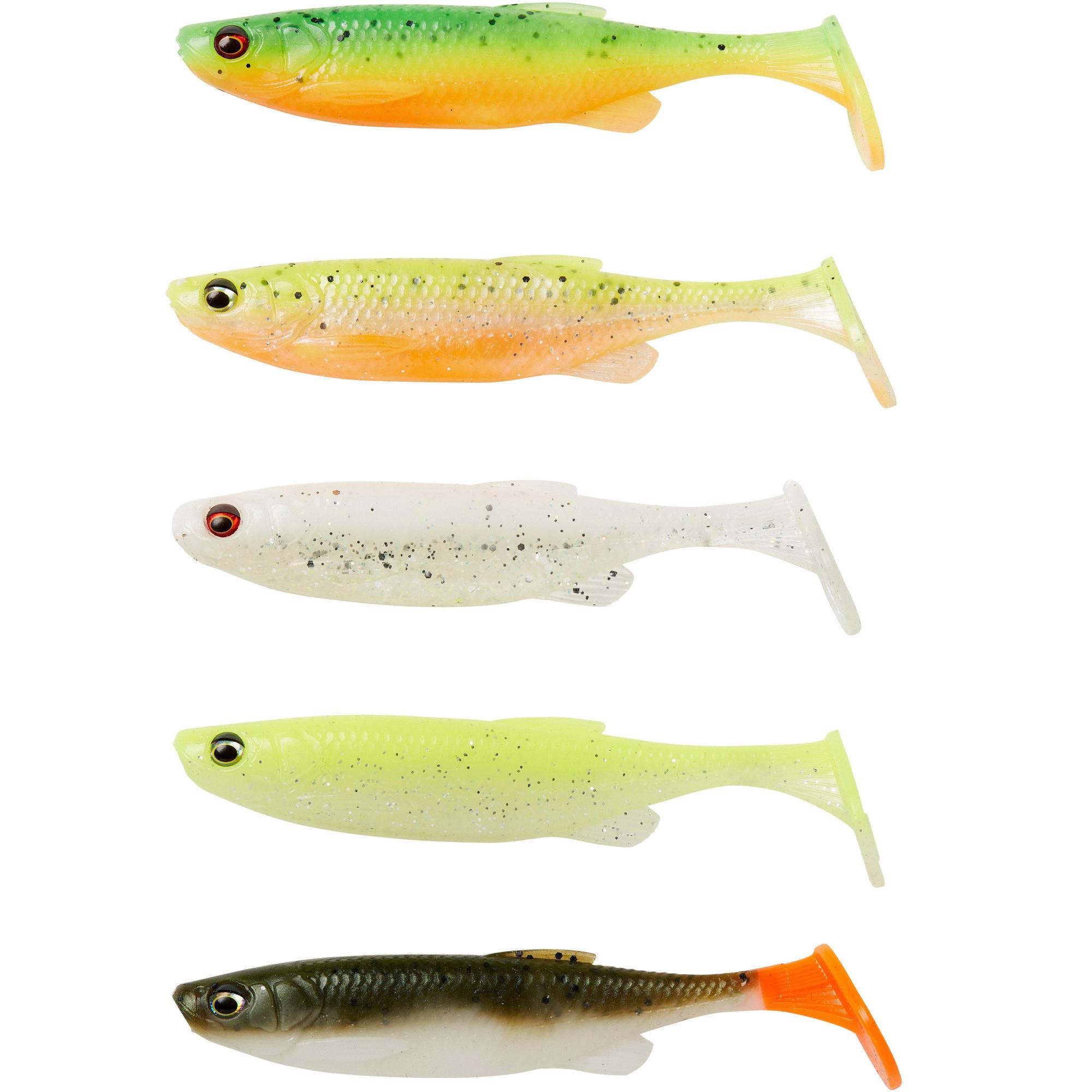 Savage Gear Fat Minnow T-Tail 9cm 7G Darkwater Mix 5Pcs