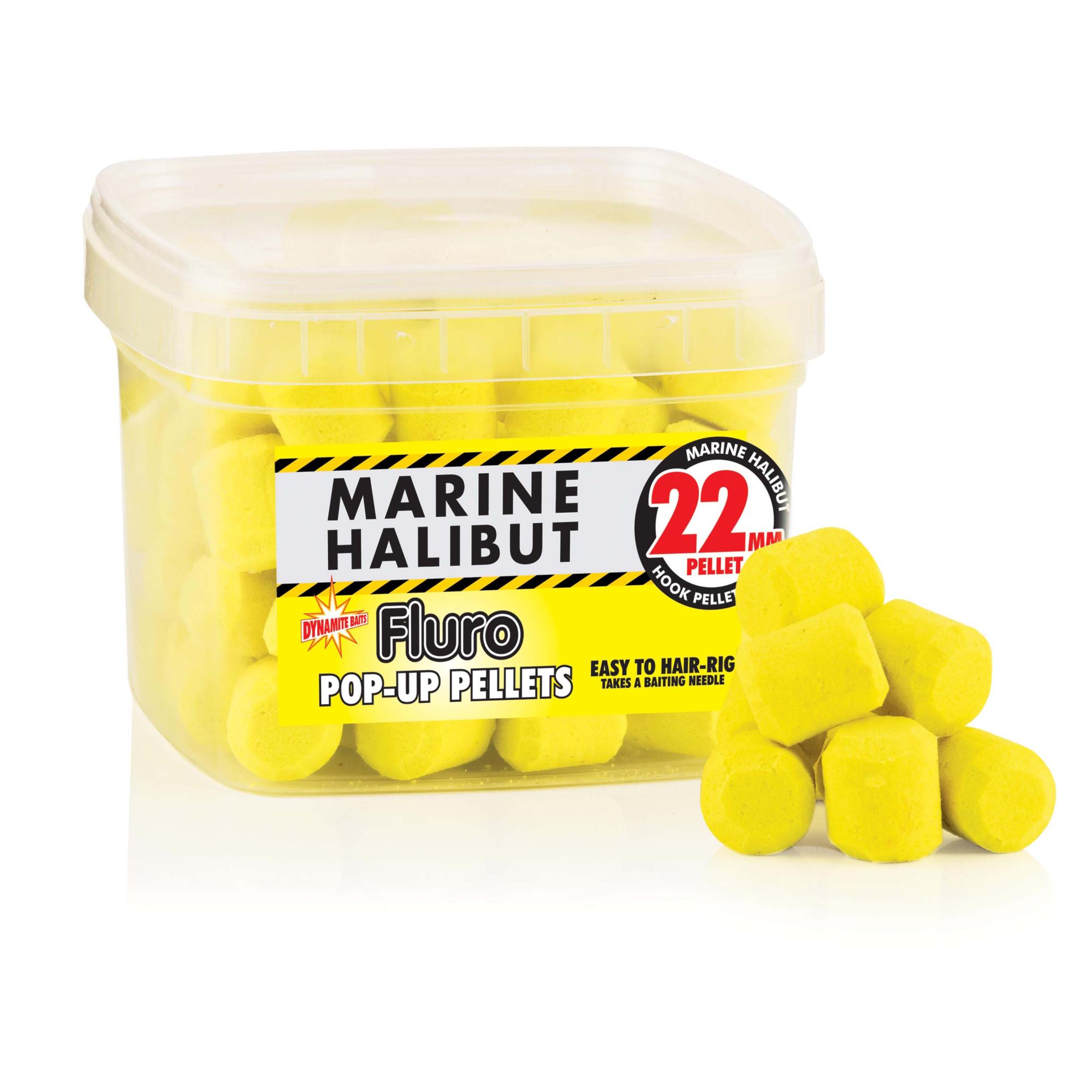 Dynamite Baits Fluro Pellet Marine Halib.22mm