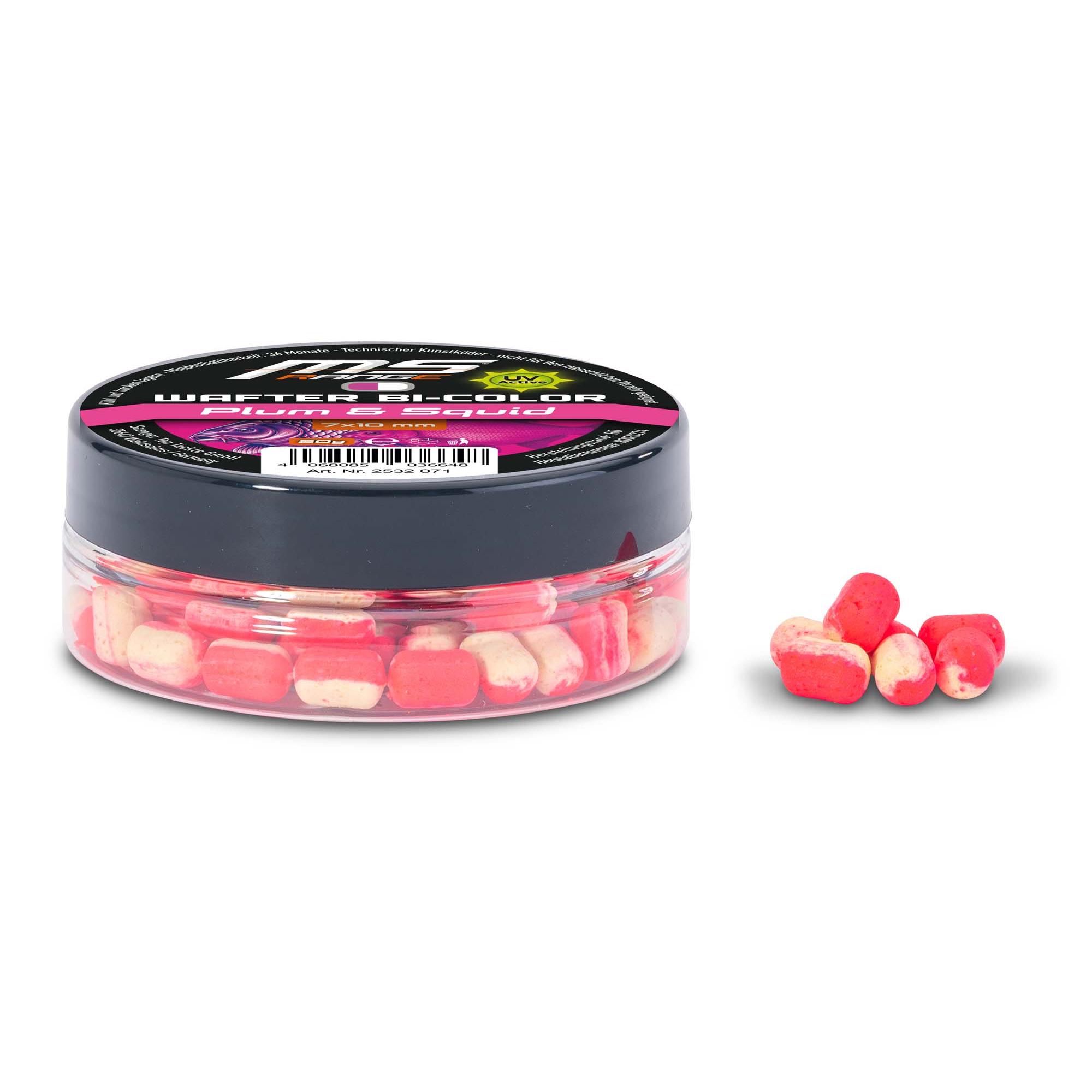 MS-RANGE Wafter Bi-Color Dumbells 7 x 10mm Plum & Suid