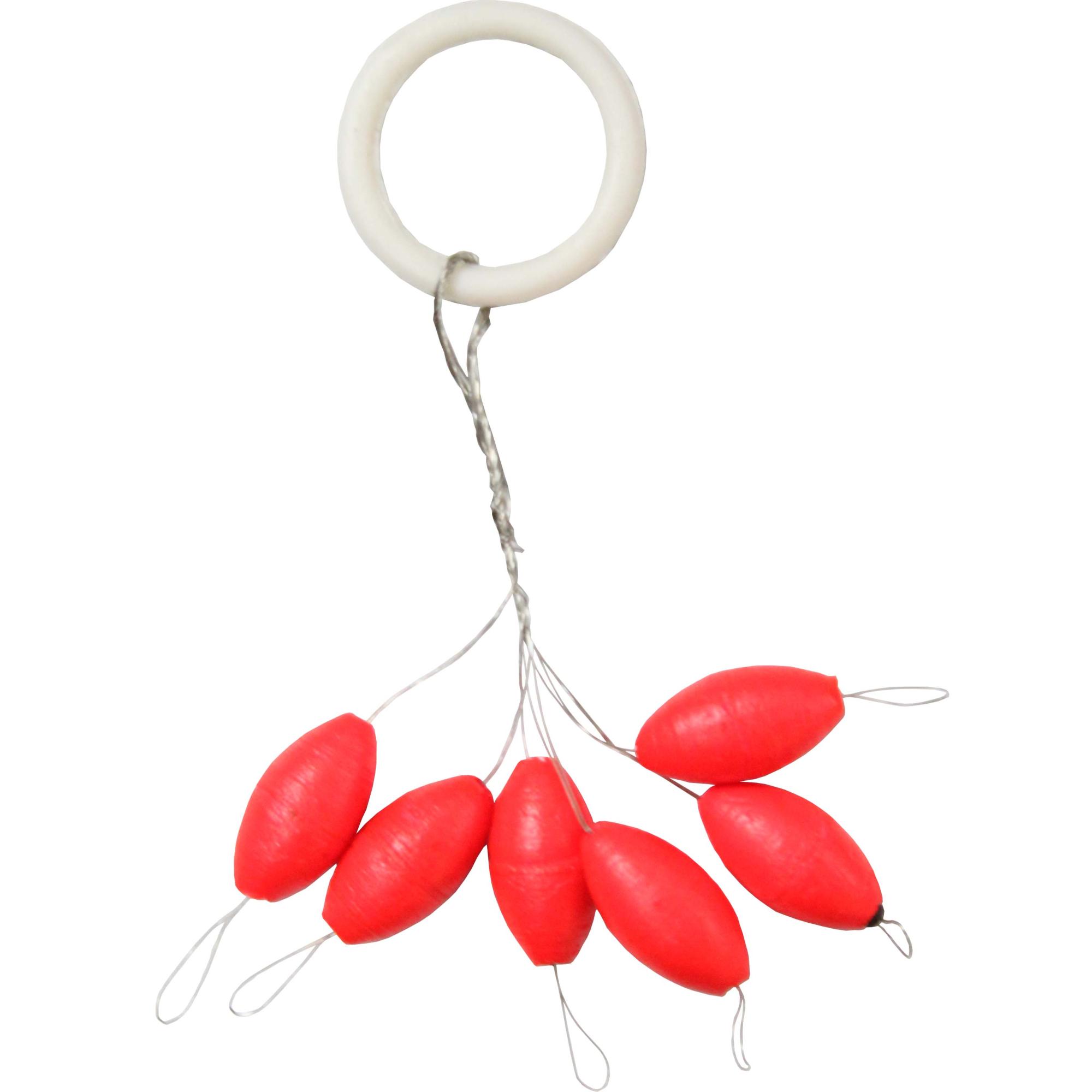 FTM Trout Piloten oval rot Inh.6 Stk.