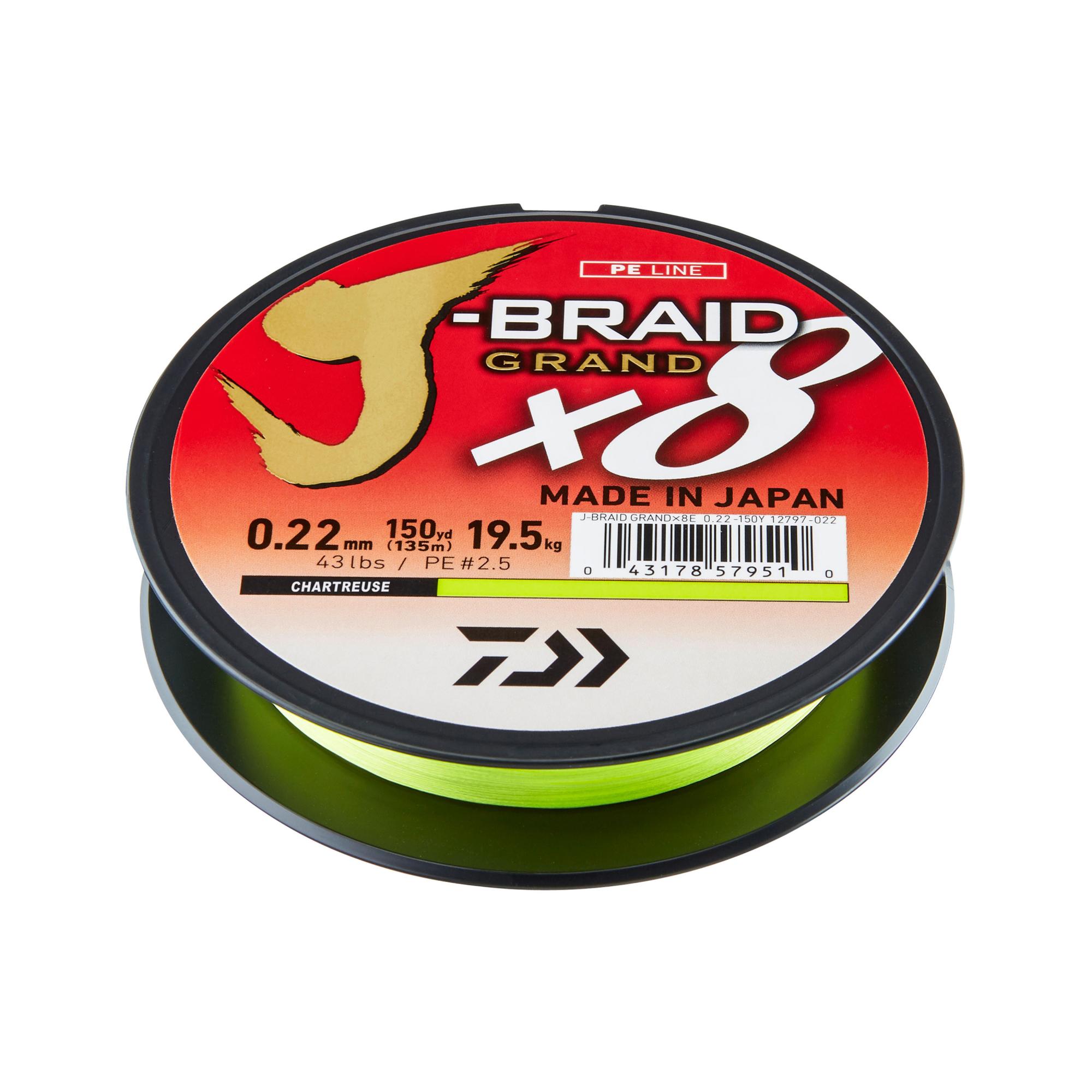 Daiwa J-Braid Grand X8E 0.06mm-135m CH