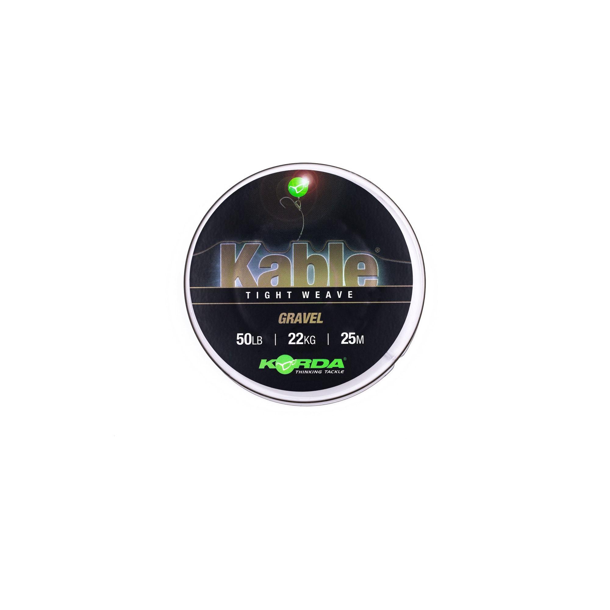 Korda Kabel Tight Weave 25 m Weed Gravel