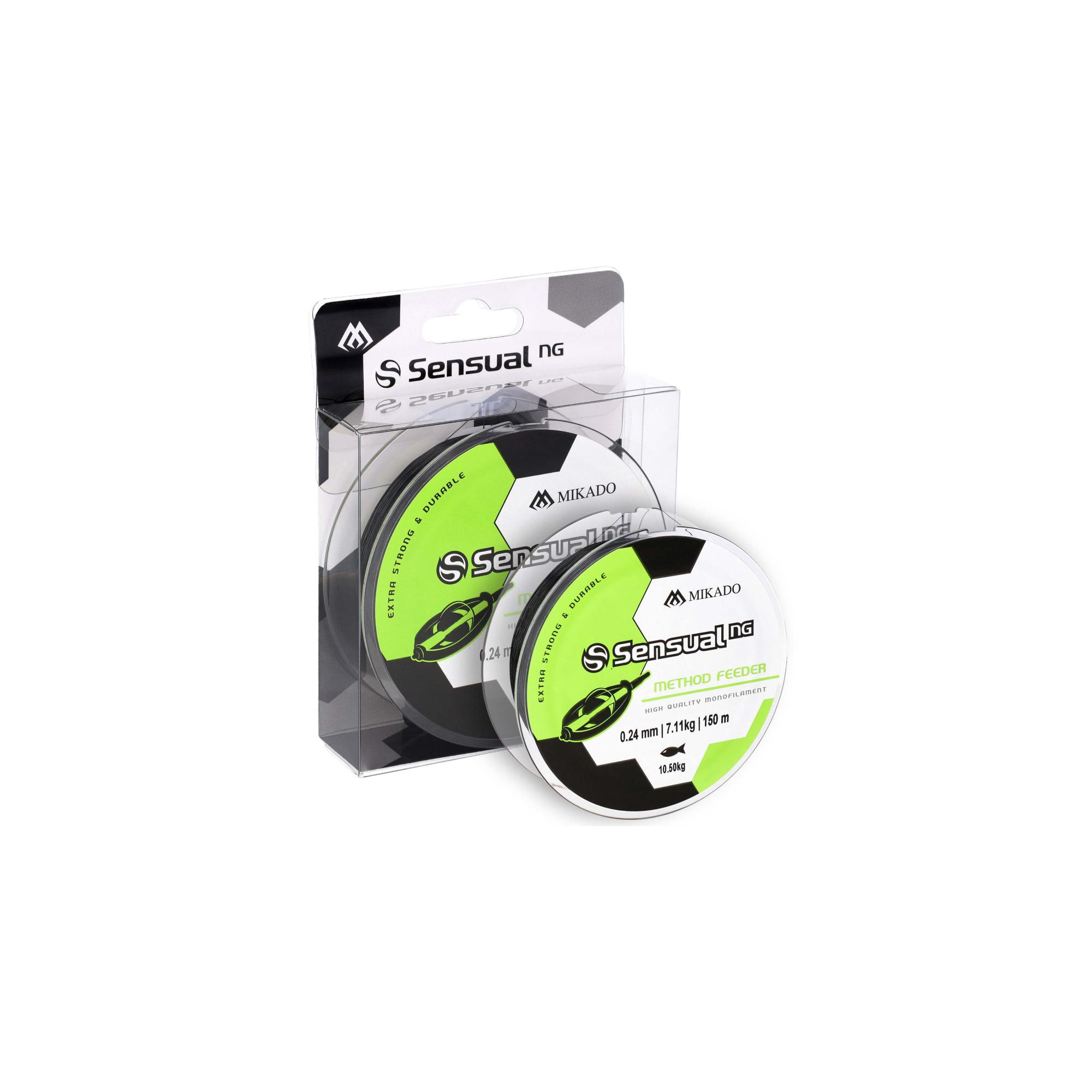 Mikado Sensual N.G. Method Feeder 0.18mm/4,7Kg/150M - Schwarz