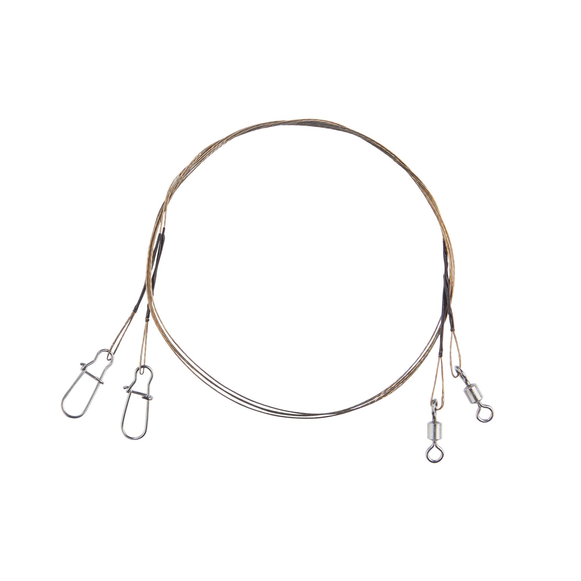 Balzer 1x7 Niroflex Karabiner/Wirbel 25cm 6kg