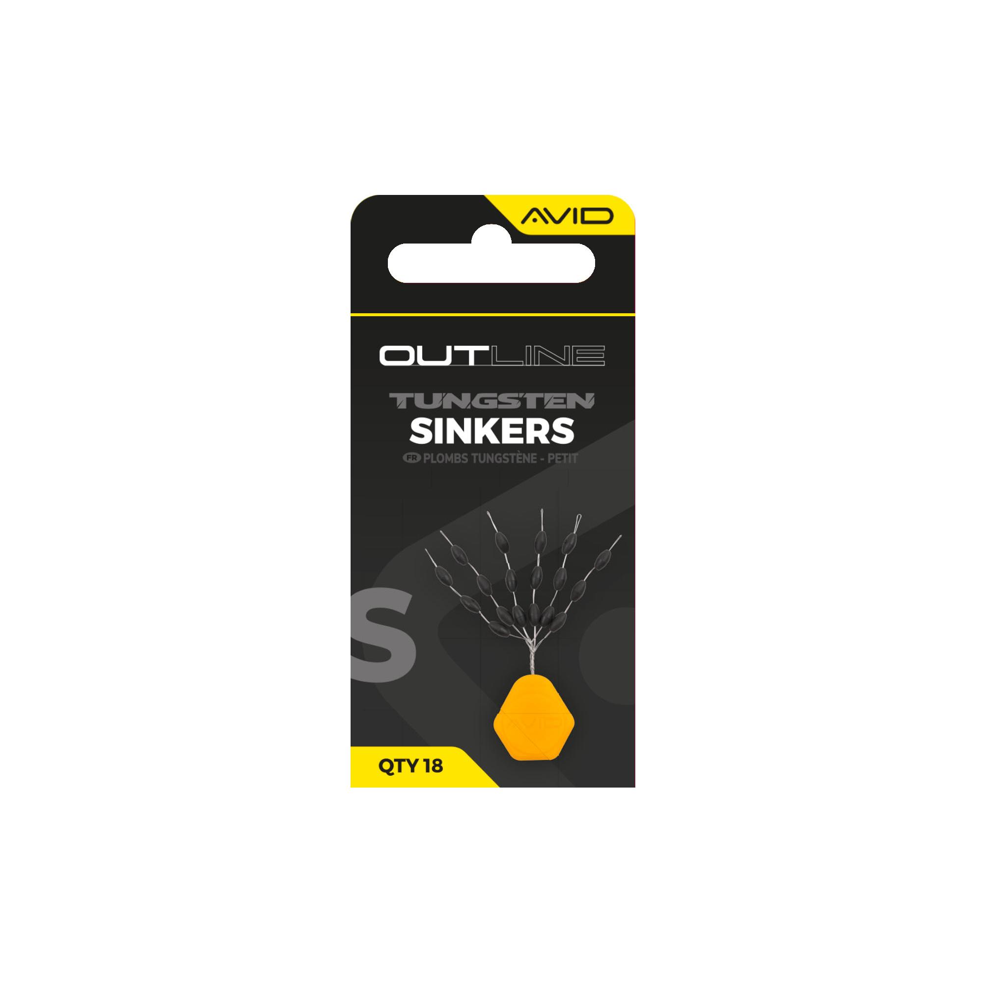Avid Outline Tungsten Sinkers - Small