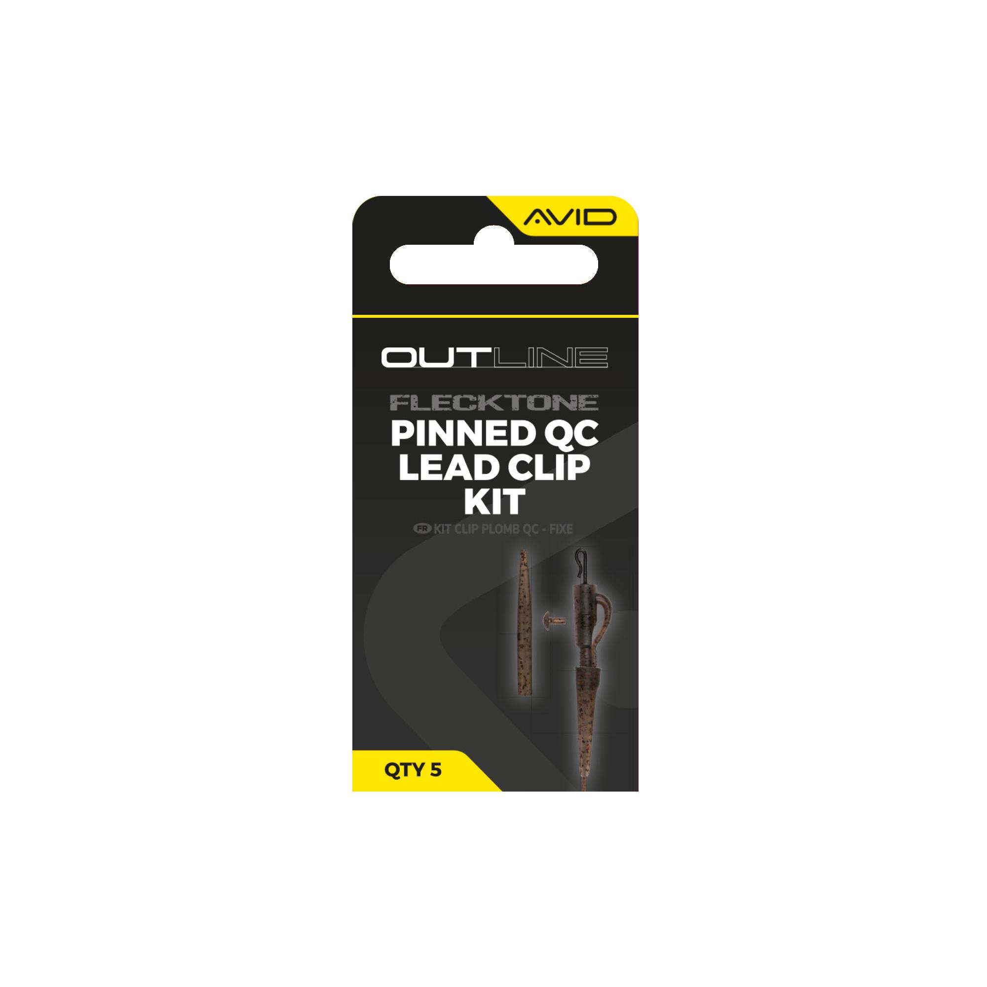 Avid Outline FleckTone Pinned QC Lead Clip Kit