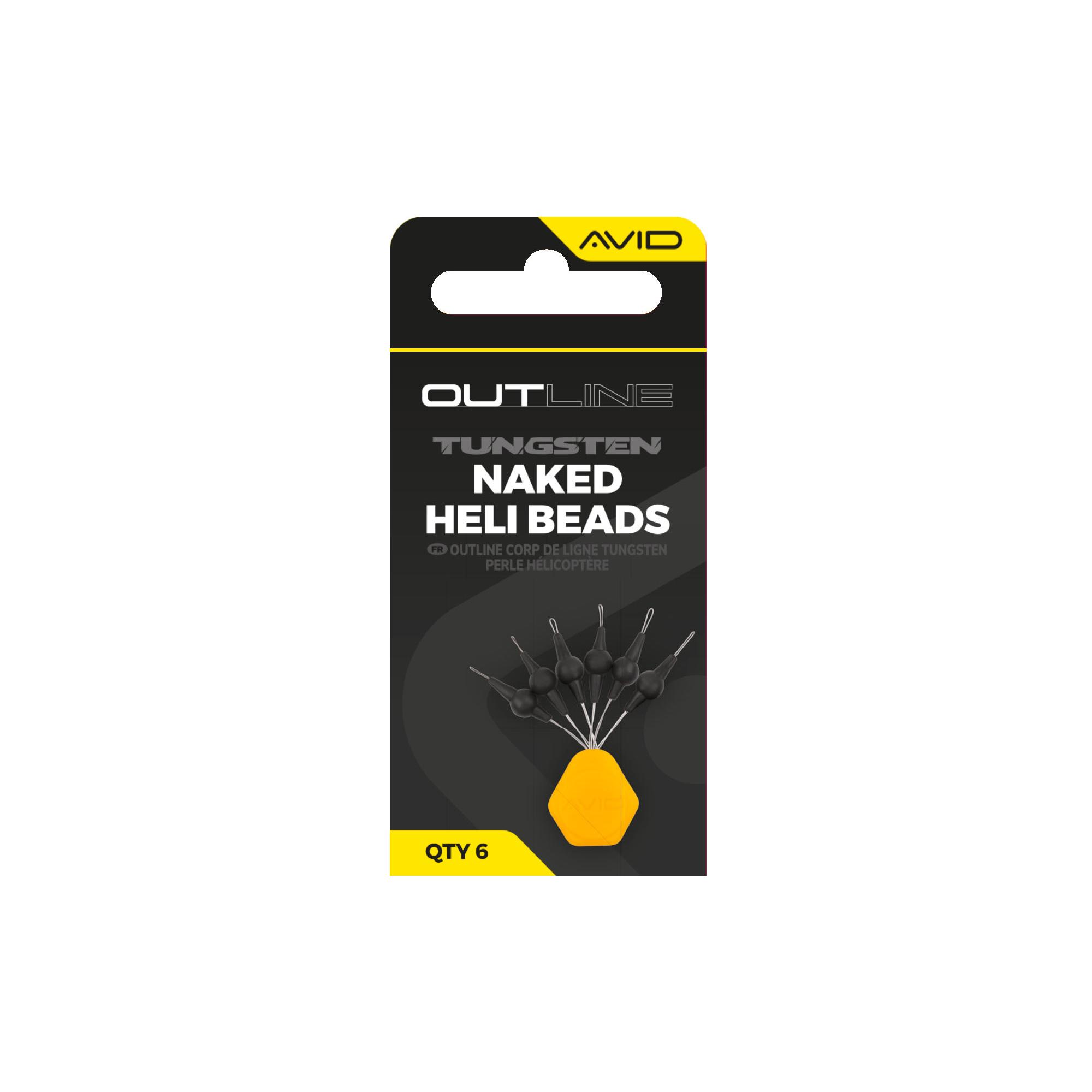 Avid Outline Tungsten Naked Heli Beads