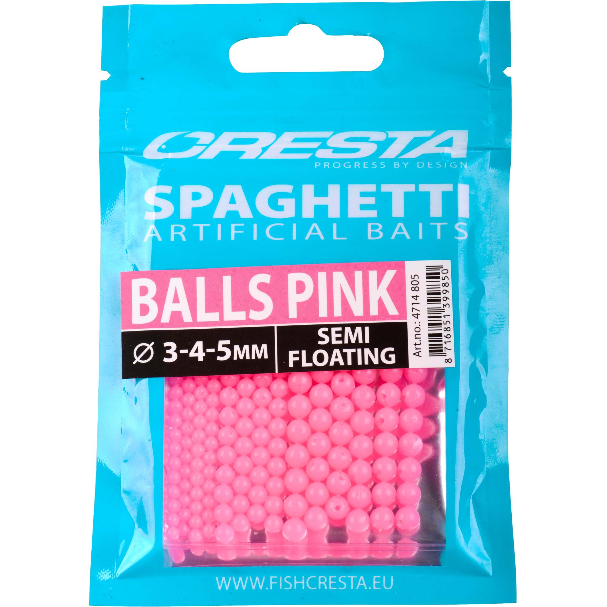 Cresta Spaghetti Balls Pink