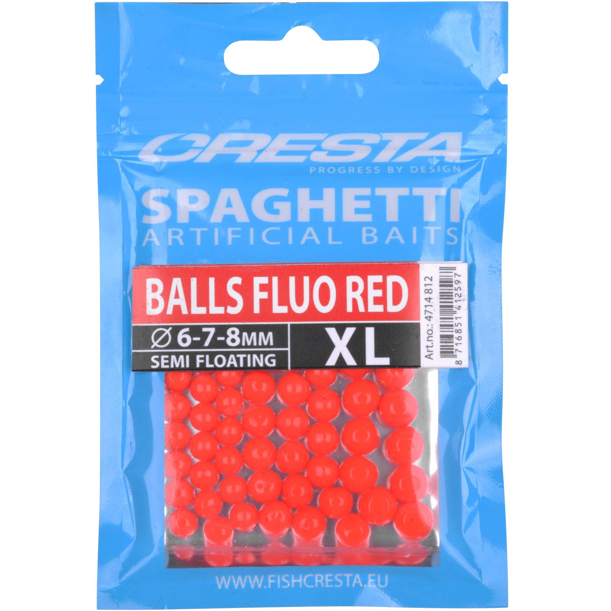 Cresta Spaghetti Balls Fluo Red Xl