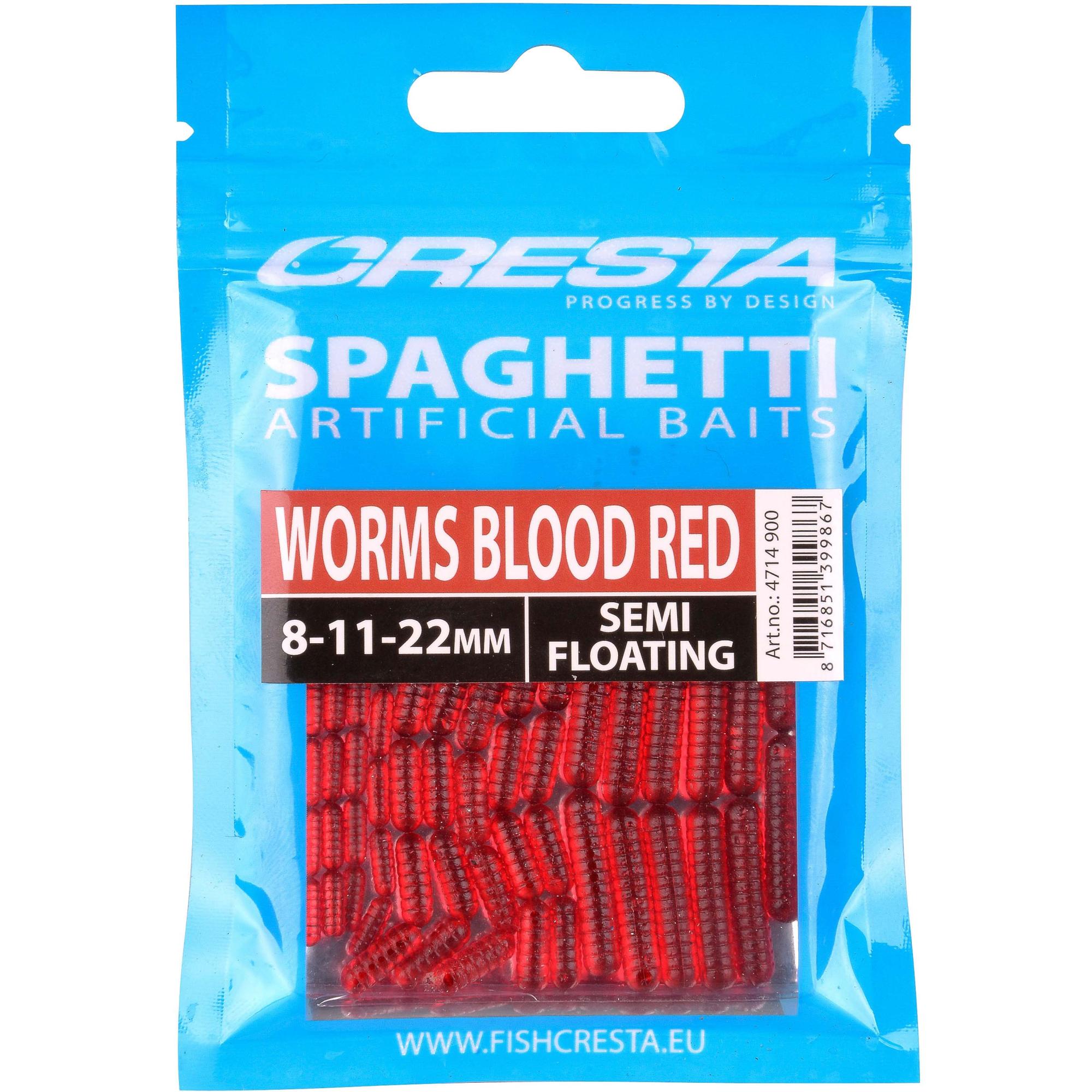 Cresta Spaghetti Worms Blood Red