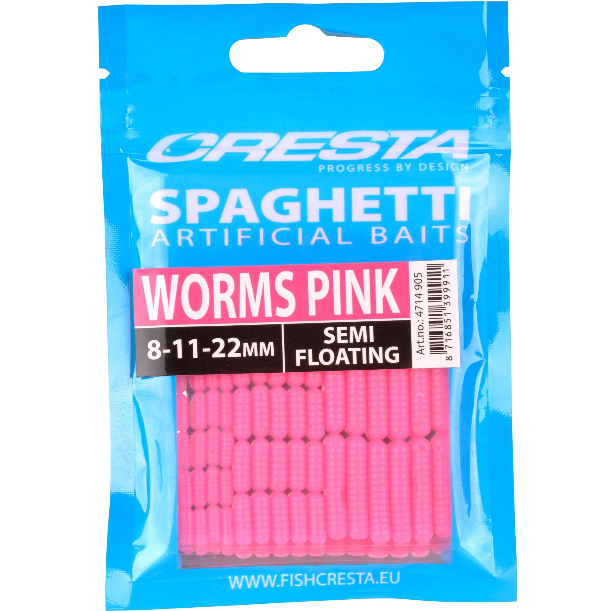 Cresta Spaghetti Worms Pink
