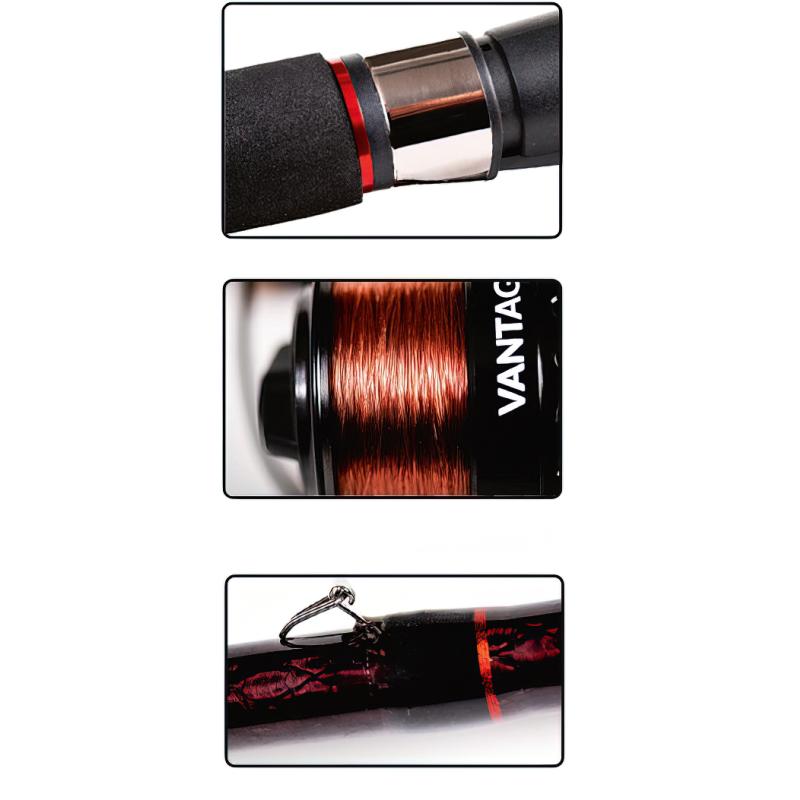 FLADEN Combo Vantage Carbon 180cm 3-15g Vantage Smoke F20 w mono