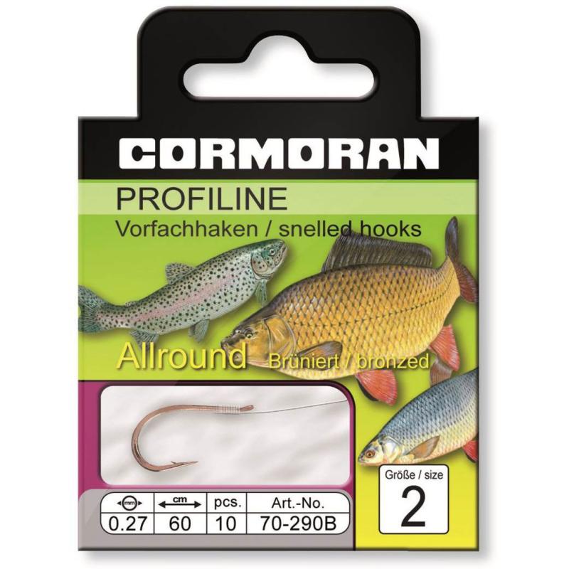 Cormoran PROFILINE Allroundhaken brüniert Gr.4 0,25mm