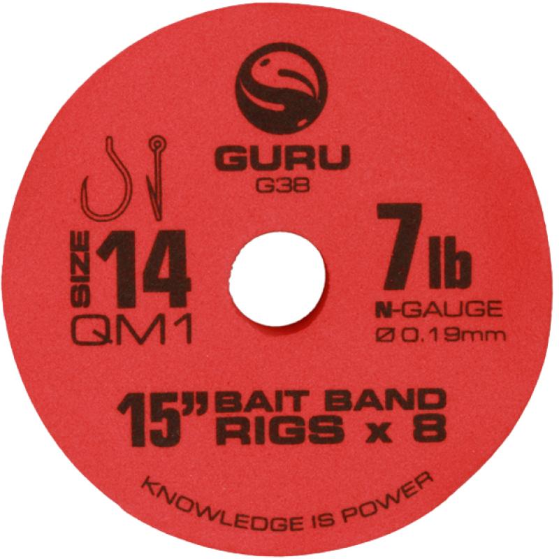 Guru Köderband QM1 Vorfach 15" 0.19/#14