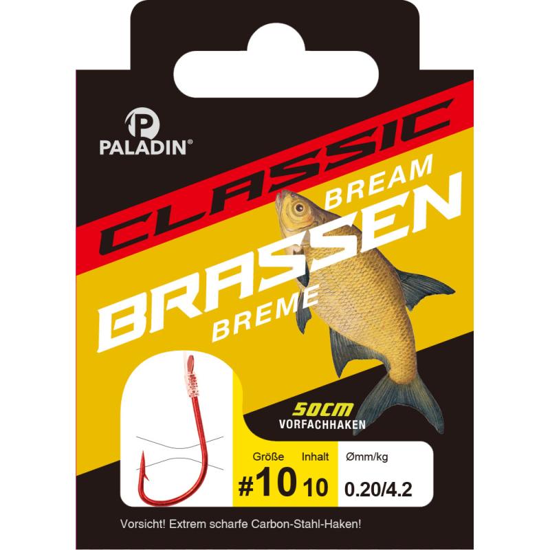 Paladin Classic Brassen gebunden 50cm rot Gr.12 0,18mm 3,3kg 10St.
