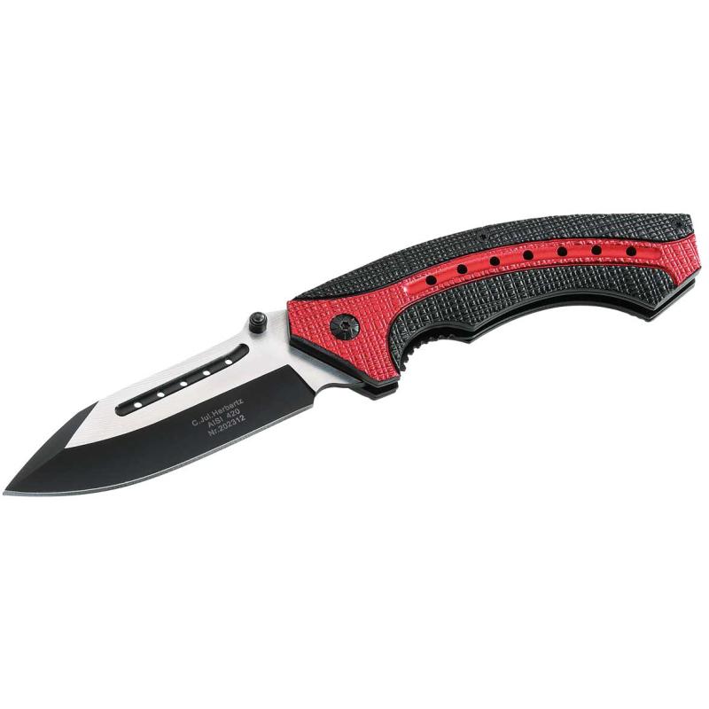 Herbertz Einhandmesser, Aisi 420 Stahl, Linerlock, Klingenlänge 8,9cm