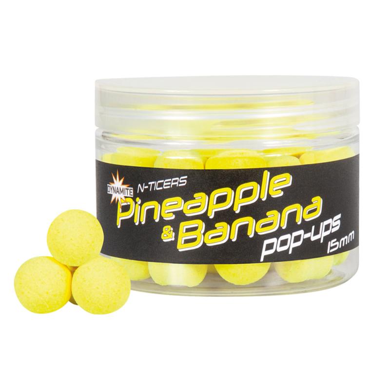 Dynamite Baits N-Ticers Pineap&Bana Popup15mm