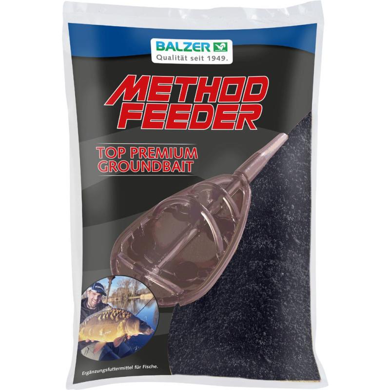 Balzer Premium Groundbait Method Feeder Fertigfutter 600g Sweet Winter