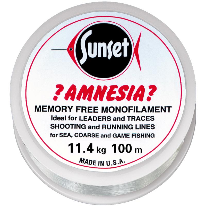 Amnesia Leader Vorfach, Klar,25lbs 100m