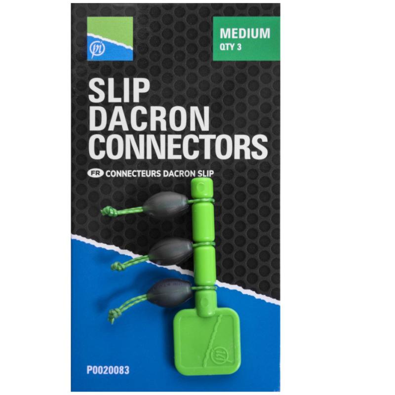 Preston Slip Dacron Connector - Medium