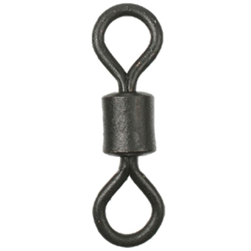 Mikado Roll-Wirbel Nr. 3/0 Schwarz Matt 5 Stck.