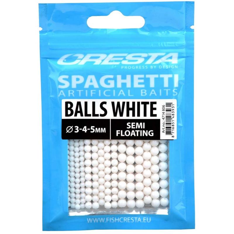 Cresta Spaghetti Balls White